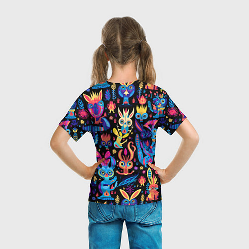 Детская футболка Космические монстрики / 3D-принт – фото 6