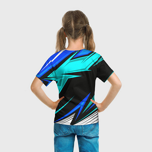 Детская футболка Фольцваген - sport uniform / 3D-принт – фото 6