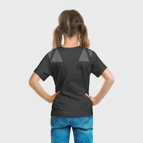Детская футболка Detroit: Become classy human / 3D-принт – фото 6