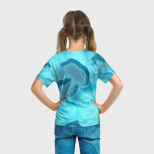 Детская футболка Мятые облака / 3D-принт – фото 6