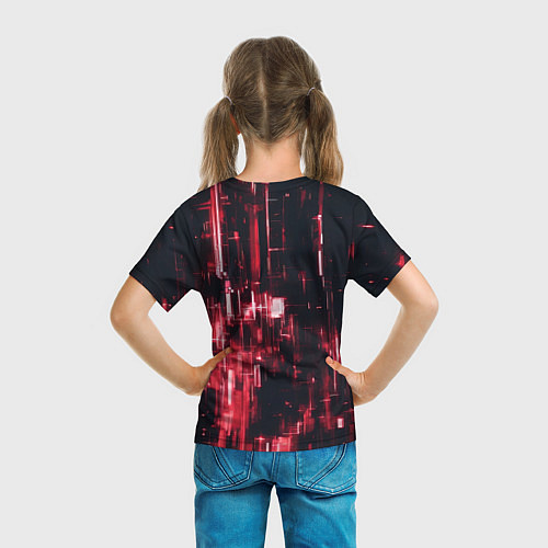 Детская футболка Кибернетическая жница / 3D-принт – фото 6