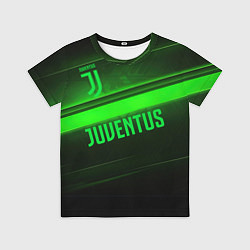 Футболка детская Juventus green line, цвет: 3D-принт