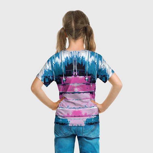 Детская футболка Ladder - art - texture / 3D-принт – фото 6