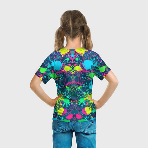 Детская футболка Colorful blots - expressionism - vogue / 3D-принт – фото 6