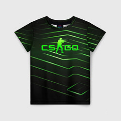 Футболка детская CS GO dark green, цвет: 3D-принт