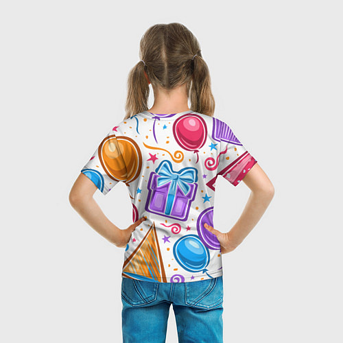 Детская футболка Вечеринка / 3D-принт – фото 6