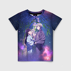 Футболка детская Kiyoka Kudou and Miyo Saimori, цвет: 3D-принт