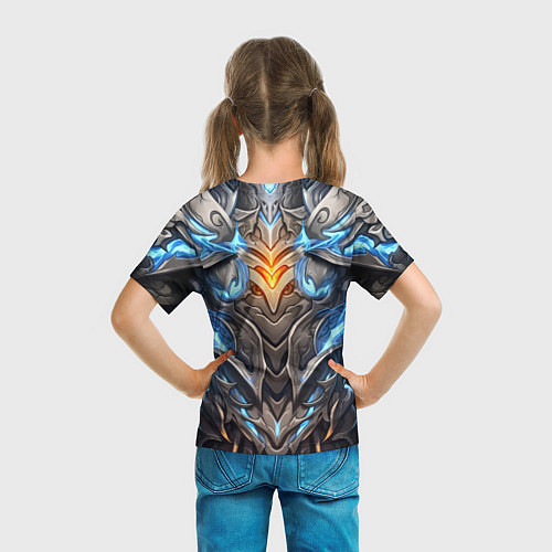 Детская футболка Магические латы рыцаря героя / 3D-принт – фото 6