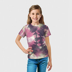 Футболка детская Tie-Dye дизайн, цвет: 3D-принт — фото 2