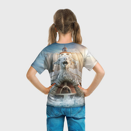 Детская футболка Корабль One piece / 3D-принт – фото 6