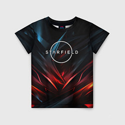 Футболка детская Starfield abstract logo, цвет: 3D-принт