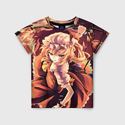 Футболка детская Touhou Project Фландр Scarlet, цвет: 3D-принт