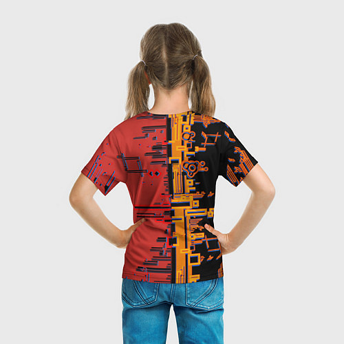 Детская футболка Киберпанк - Cyber Bastards / 3D-принт – фото 6