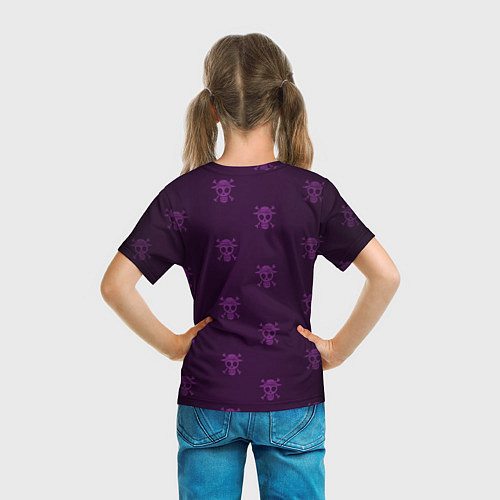 Детская футболка One piece - Луффи в стиле Пип-Бой / 3D-принт – фото 6