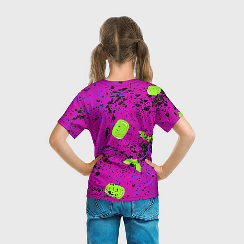 Детская футболка Пугающая тыква / 3D-принт – фото 6