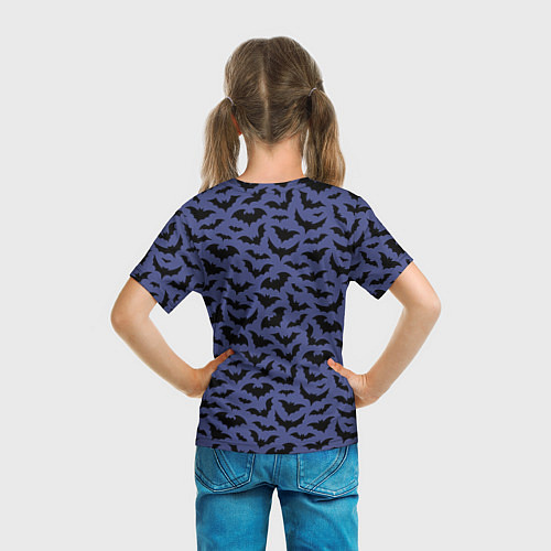 Детская футболка Хэллоуин узор / 3D-принт – фото 6