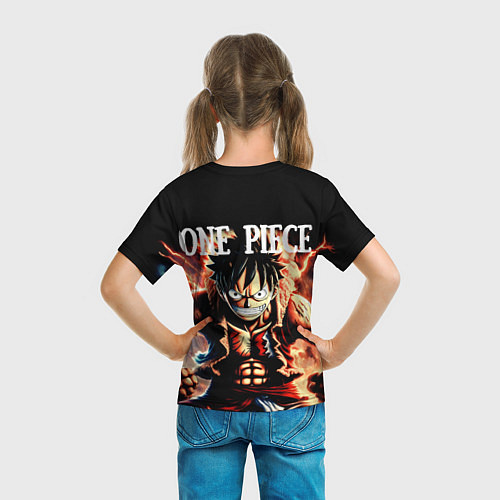 Детская футболка Злой Луффи из One Piece / 3D-принт – фото 6