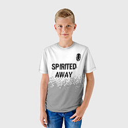 Футболка детская Spirited Away glitch на светлом фоне: символ сверх, цвет: 3D-принт — фото 2