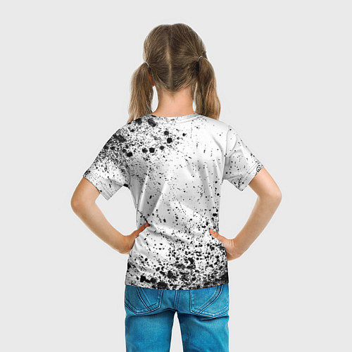 Детская футболка Evangelion glitch на светлом фоне / 3D-принт – фото 6