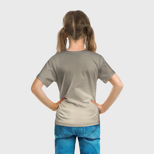 Детская футболка Воин в тумане / 3D-принт – фото 6