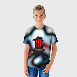 Футболка детская Monster Energy juce, цвет: 3D-принт — фото 2