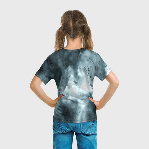 Детская футболка Bmw смок текстура / 3D-принт – фото 6
