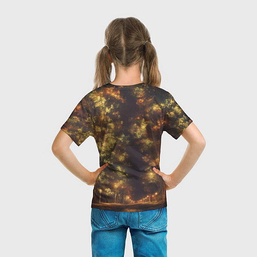 Детская футболка Хэллоуинская тыква в шляпе / 3D-принт – фото 6
