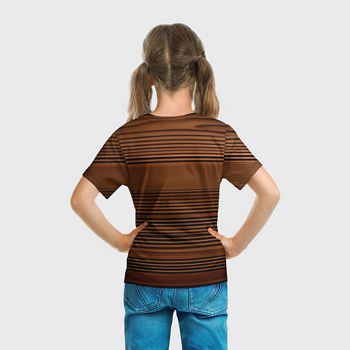 Детская футболка Деревяшка / 3D-принт – фото 6