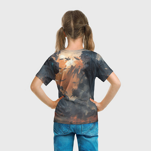 Детская футболка Ксеноморф в скафандре / 3D-принт – фото 6