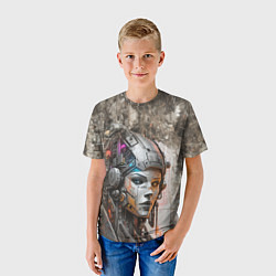 Футболка детская Системный андроид, цвет: 3D-принт — фото 2