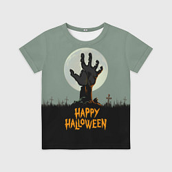 Футболка детская Halloween - рука мертвеца, цвет: 3D-принт