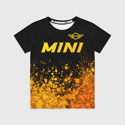Футболка детская Mini - gold gradient посередине, цвет: 3D-принт