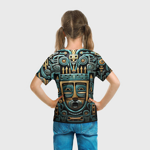 Детская футболка Рисунок в египетском стиле / 3D-принт – фото 6