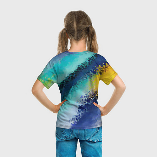 Детская футболка Мем из фильма Барби - тай-дай / 3D-принт – фото 6