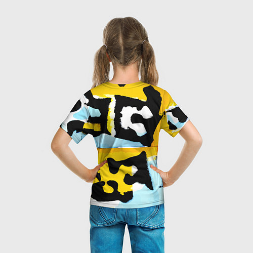 Детская футболка Абстрактная композиция / 3D-принт – фото 6