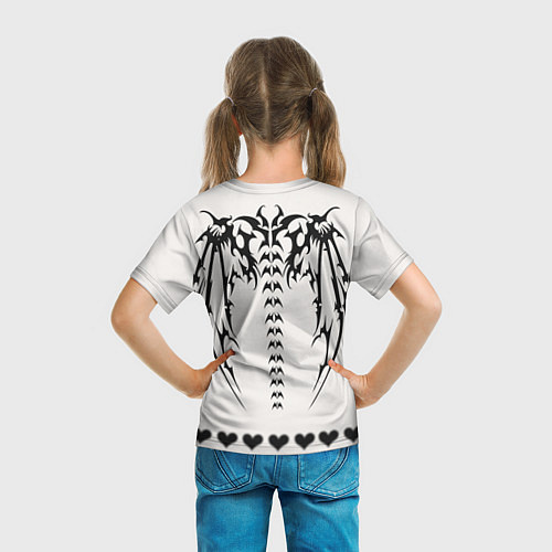 Детская футболка Lunamore white / 3D-принт – фото 6