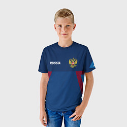 Футболка детская Спортивная Россия, цвет: 3D-принт — фото 2