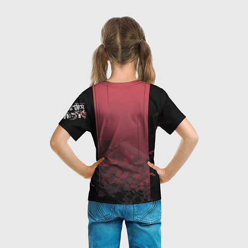 Детская футболка Самурай-киборг / 3D-принт – фото 6