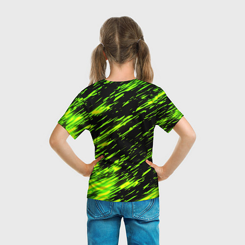 Детская футболка Doom огенное лого кислотное / 3D-принт – фото 6