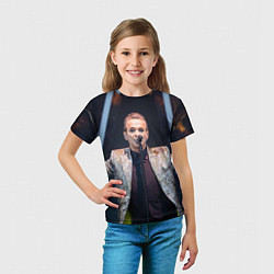Футболка детская Depeche Mode - Dave Gahan stage memento mori, цвет: 3D-принт — фото 2