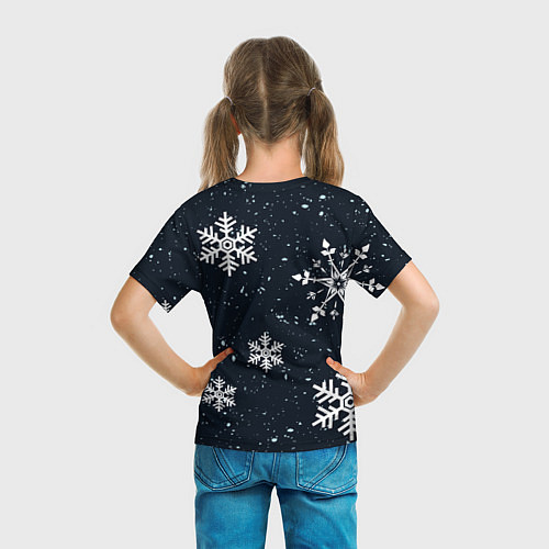 Детская футболка Снежная радость / 3D-принт – фото 6