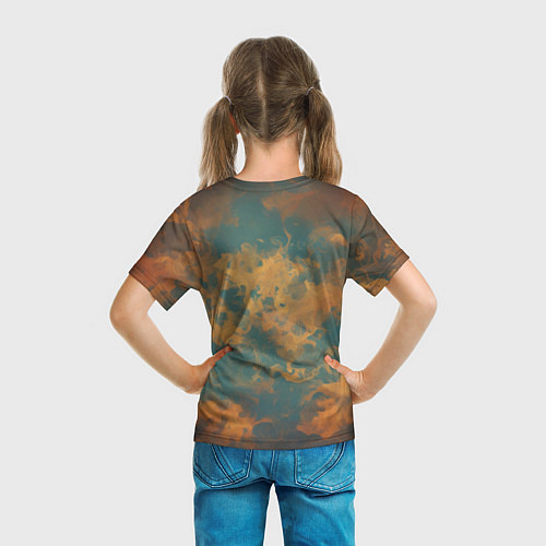 Детская футболка Кибернетическая блондинка / 3D-принт – фото 6