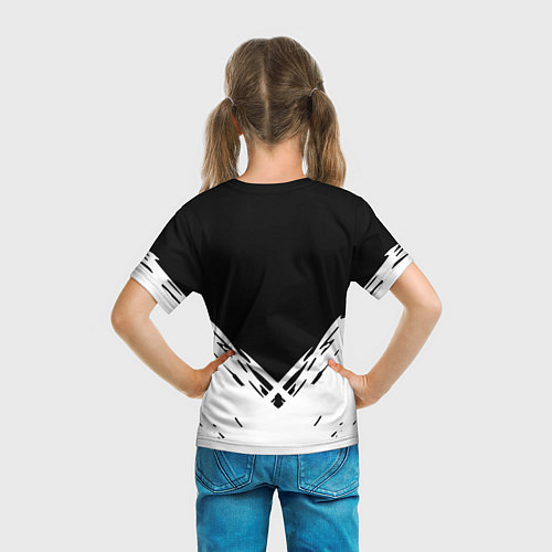 Детская футболка BMW стильная геометрия спорт / 3D-принт – фото 6
