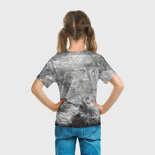 Детская футболка Абстракция - gray mood / 3D-принт – фото 6