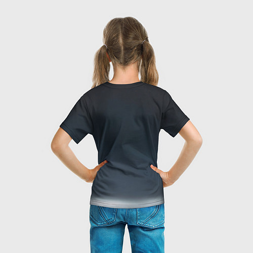 Детская футболка Стиляга в красном шлеме / 3D-принт – фото 6
