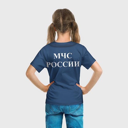 Детская футболка МЧС-Спасатель / 3D-принт – фото 6