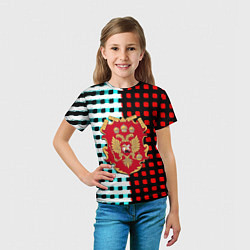 Футболка детская Патриот России, цвет: 3D-принт — фото 2