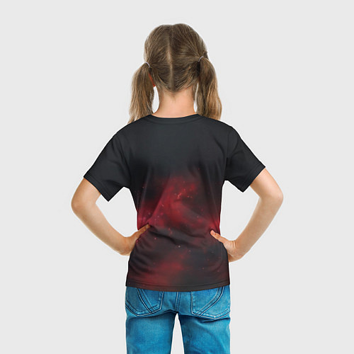 Детская футболка Киборг с красной звездой / 3D-принт – фото 6
