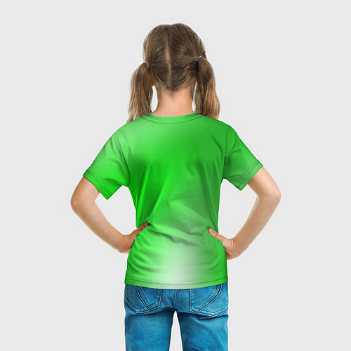 Детская футболка Скарабей в желтом круге / 3D-принт – фото 6