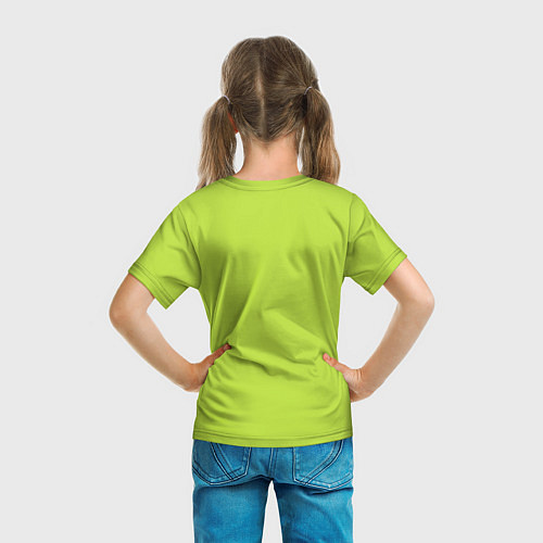 Детская футболка Лама - альпака Патрик / 3D-принт – фото 6
